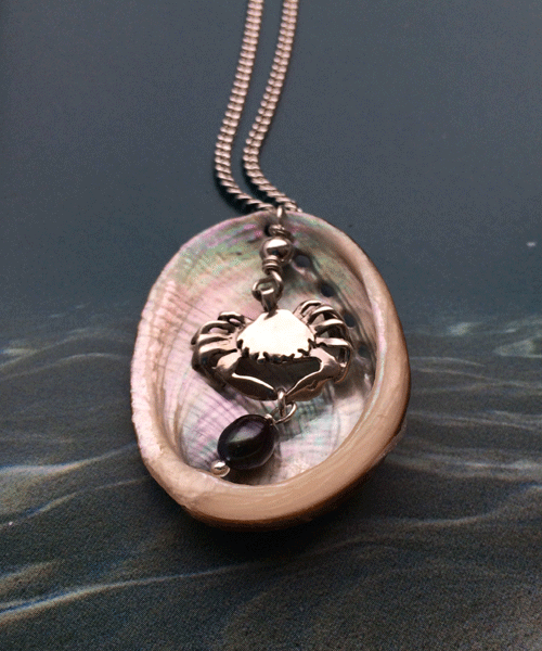 abalone necklace