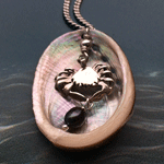 abalone shell necklace