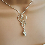 Welsh Celtic shell necklace