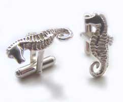 seahorse cufflinks by Pa-pa