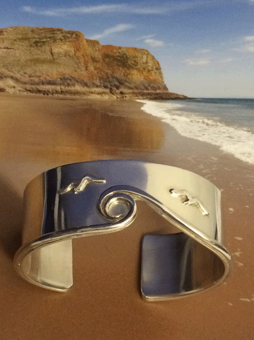 wave cuff bracelet