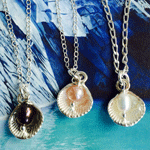 cockle shell necklaces