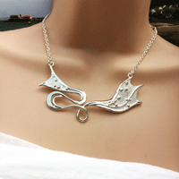 dragons wing necklace